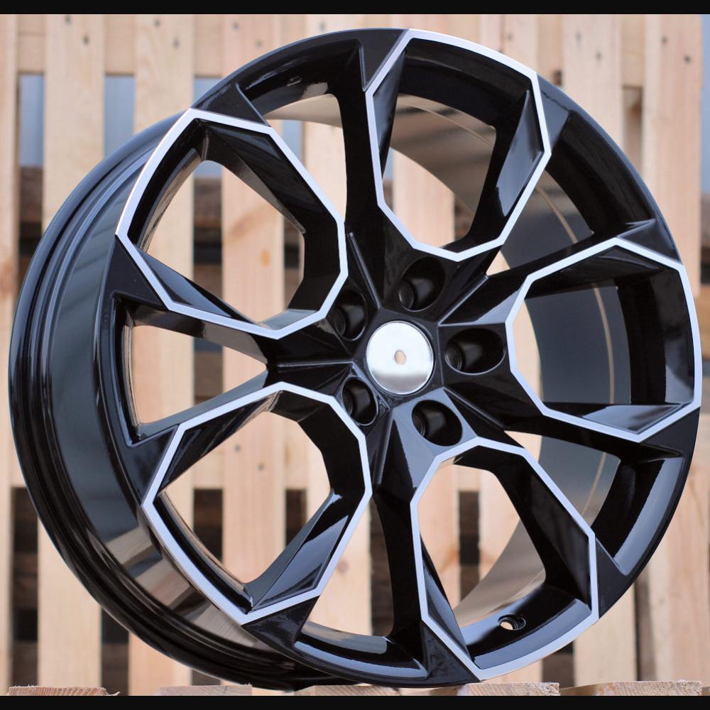 Wheel R19x8.5J  5X112  ET  40  57.1  SK516  (IN5474)  Black Polished (MB)  For SKODA  (M)