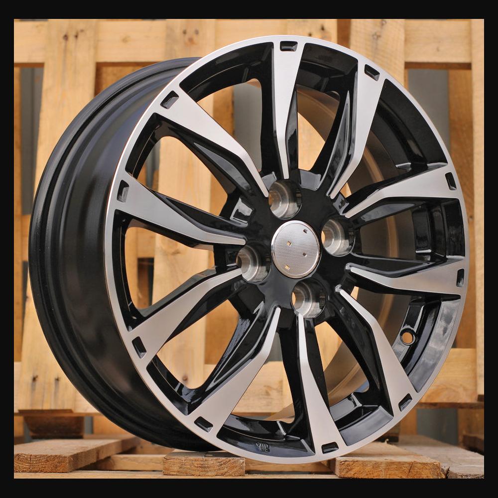 Wheel R15x6J  4X100  ET  45  60.1  SW301  Black Polished (MB)  For RACIN  (P1)