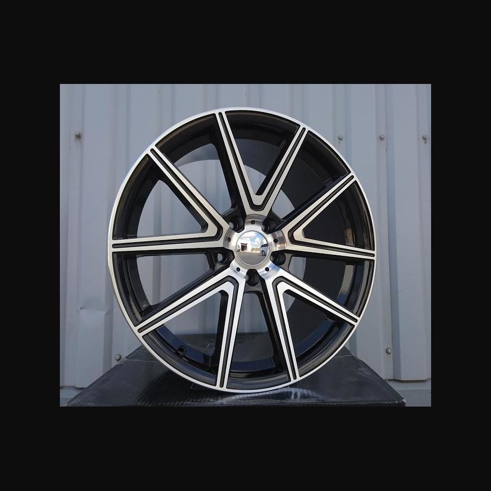 Wheel R18x8.5J  5X114.3  ET  35  67.1  XFE07  Black Polished (MB)  For RACIN  (K7)  ((AKC 85 Eur))
