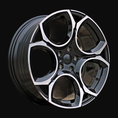 Cerchio R19x8J  5X112  ET  45  57.1  Y1232  (YF5656)  Black Polished (MB)  For VW  (A)  (HYBRID FORGED)
