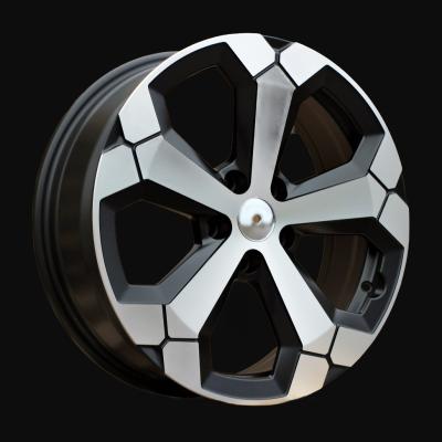 Felge R17x6.5J  5X114.3  ET  45  66.1  Y1274  Black Polished Half Matt (MBHM)  For DACIA  (R+P+P2)  ((AKC 80 Eur))