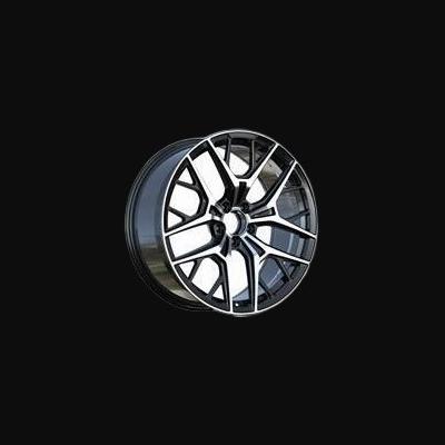 Cerchio R20x10J  5X112  ET  48.1  66.6  H3573F  Black Polished (MB)  For MER