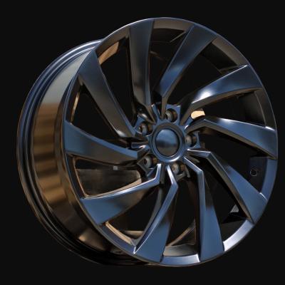 Ratlankis R18x8J  5X100  ET  35  57.1  B5083  Black Half Matt (BLHM)  For VW  (P)  ((AKC 90 Eur))