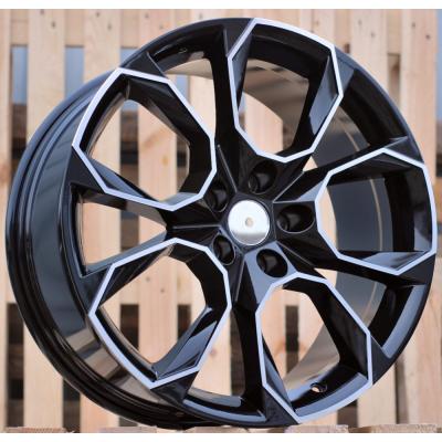 Ratlankis R18x8J  5X112J  ET  45  57.1  SK516  (BK5278)  Black Polished (MB)  For SKODA  (K2)
