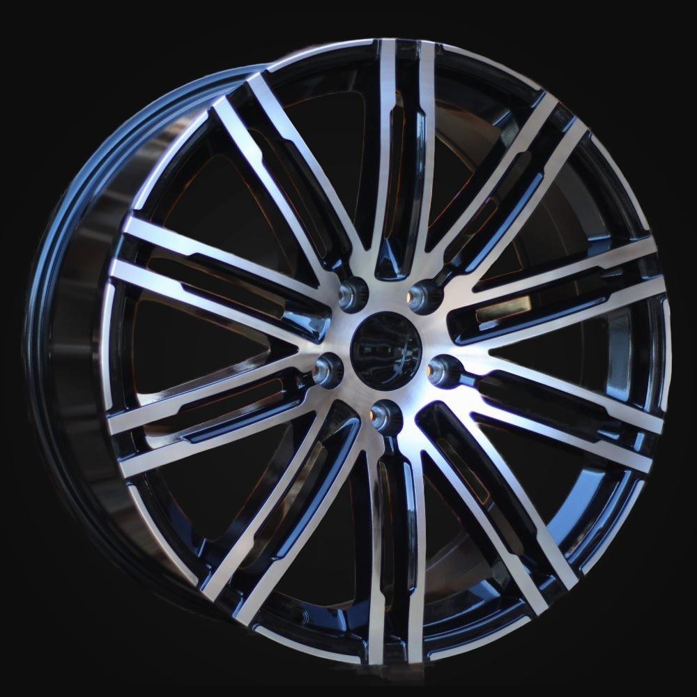 Ratlankis R19x9.5J  5X112  ET  21  66.5  B1026  Black Polished (MB)  For PORCH  (Z4)  (Rear+Front)