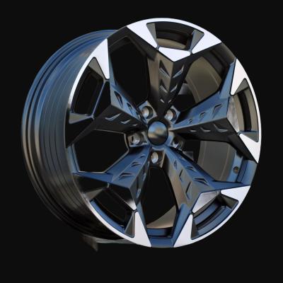 Jante R19x8.5J  5X112  ET  38  57.1  YF5717  Black Polished Half Matt (MBHM)  For CUPRA  (Z6)  ((AKC 115 Eur)HYBRID FORGED)