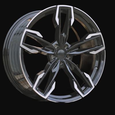 Jante R20x8J  5X112  ET  27  66.6  YF5718  Black Polished (MB)  For BMW  (P1)  ((X3) HYBRID FORGED Rear+Front)