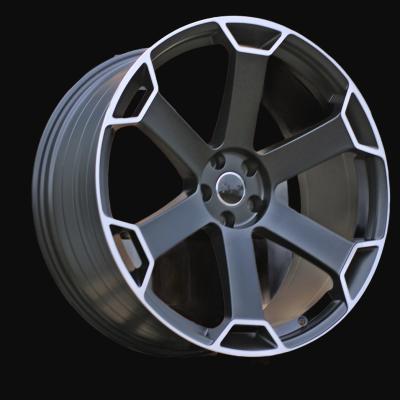 Jante R22x10J  5X112  ET  20  66.5  YF6149  Satin Black (SB)  For AUD  (K7)  (HYBRID FORGED)
