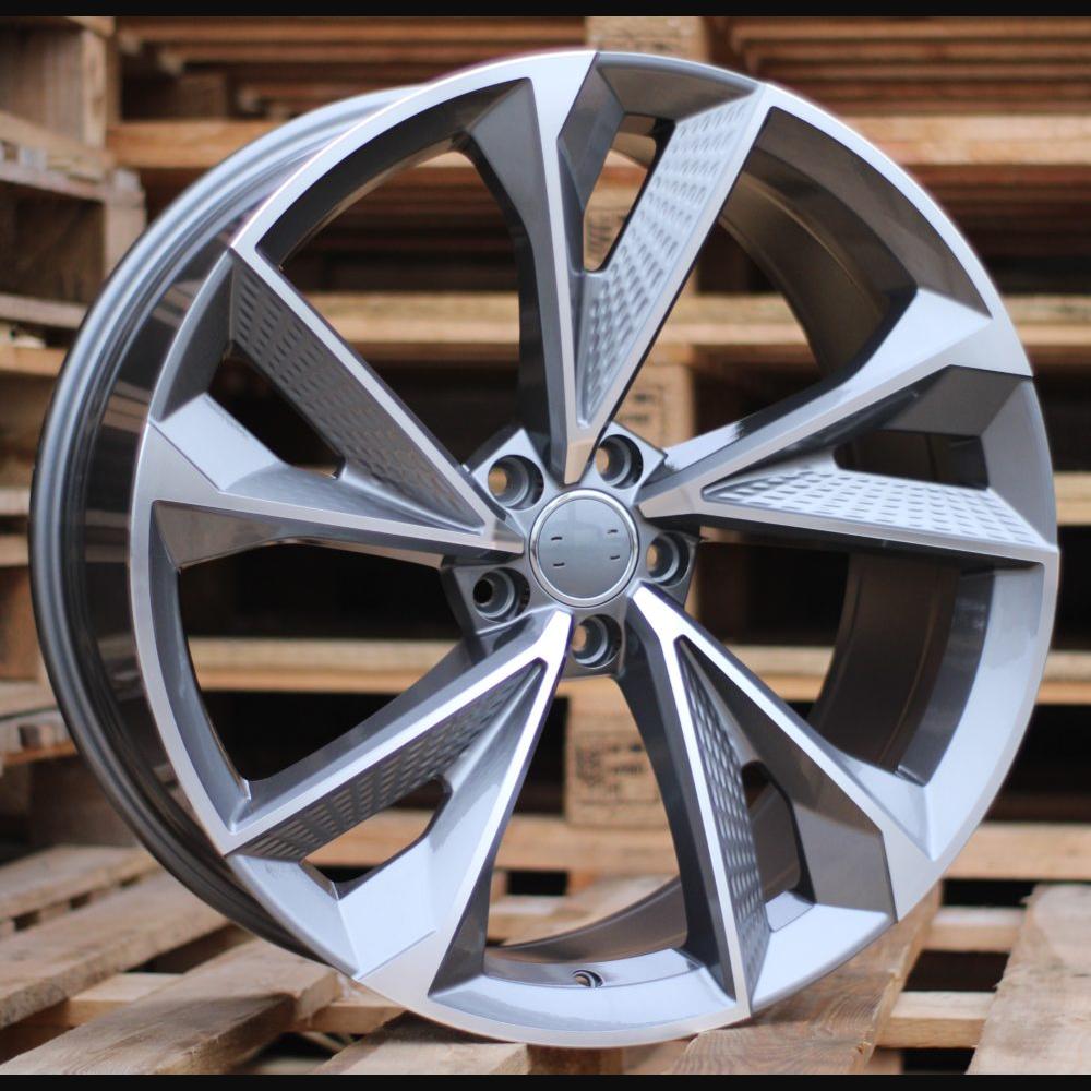 Wheel R19x8.5J  5X112  ET  40  66.5  B1566  (FBX008)  Grey Polished (MG)  For AUD  (P2)  (HYBRID FORGED)