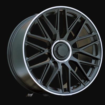 Jante R19x8.5J  5X112  ET  38  66.6  B1766  (FBX161)  Black Half Matt+Polished Lip (BLHMPL)  For MER  (Z7)  (HYBRID FORGED Rear+Front)