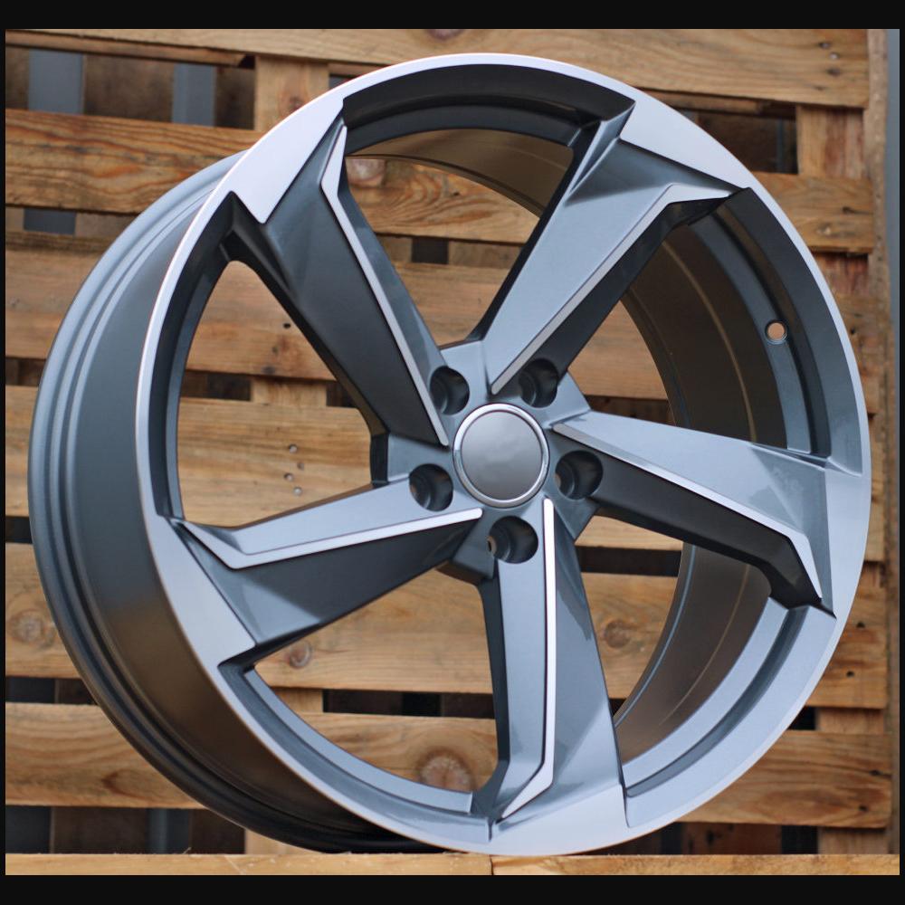 Wheel R17x7.5J  5X112  ET  40  66.5  B5185  Grey Polished (MG)  For AUD  (K2)
