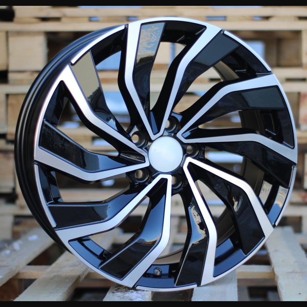 Wheel R17x7.5J  5X112  ET  45  57.1  B5780  Black Polished (MB)  For VW  (Z7)