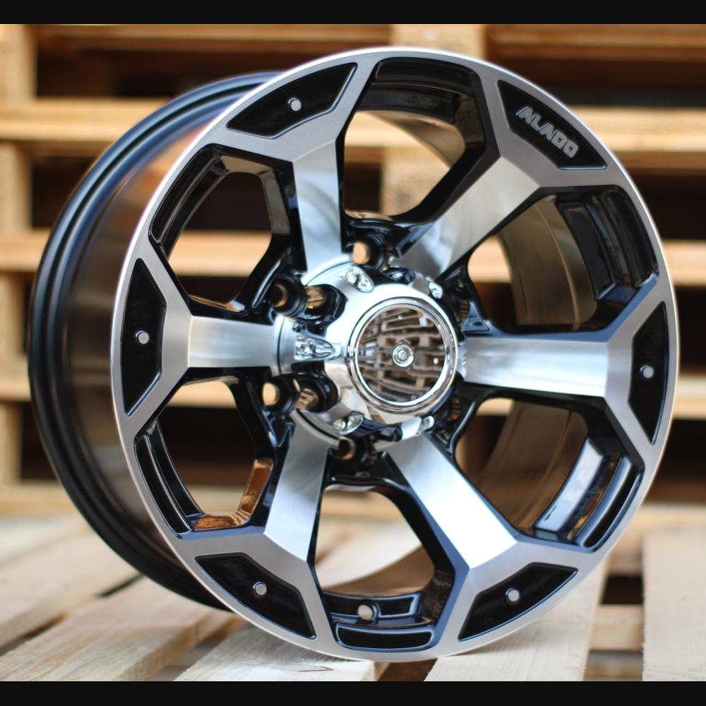 Wheel R15x10J  6X139.7  ET  M44  110.1  BK321  Black Polished (MB)  For 4X4  (R)
