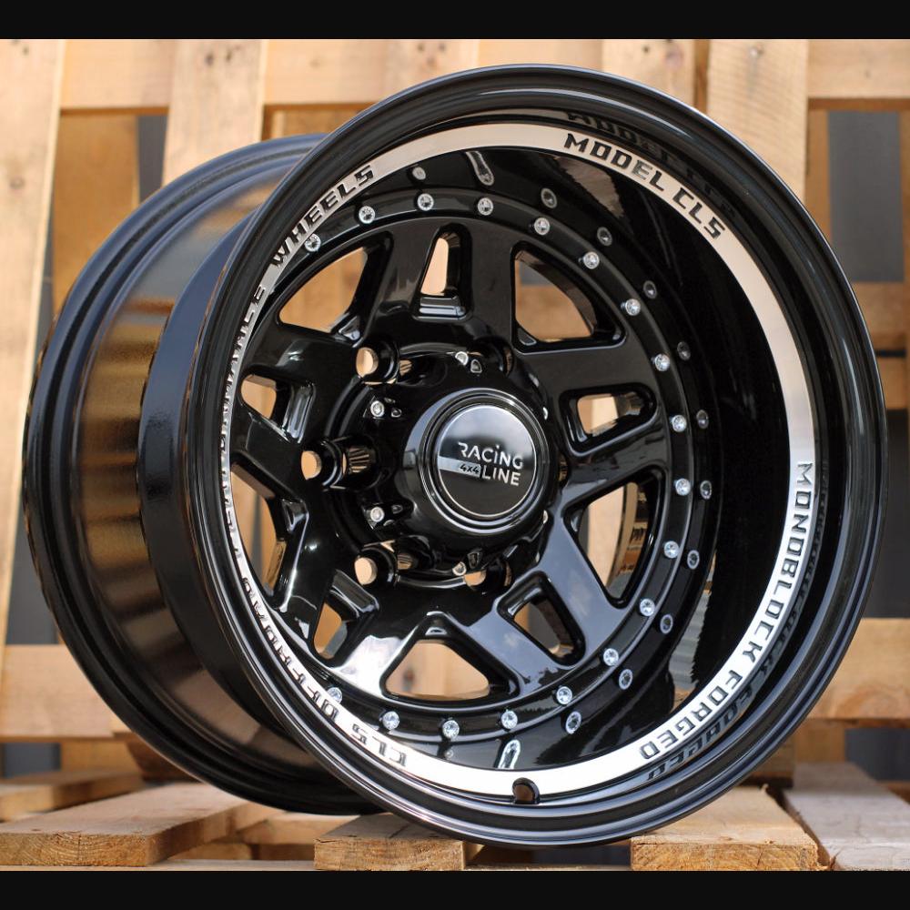 Wheel R15x10J  5X139.7  ET  M44  110.1  BK936  Black Polished (MB)  For 4X4  (D1)