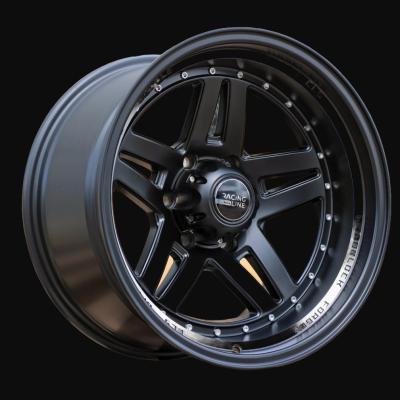 Cerchio R15x10J  6X139.7  ET  M44  110.1  BK936  Black Half Matt+Polished Lip (BLHMPL)  For 4X4  (R)