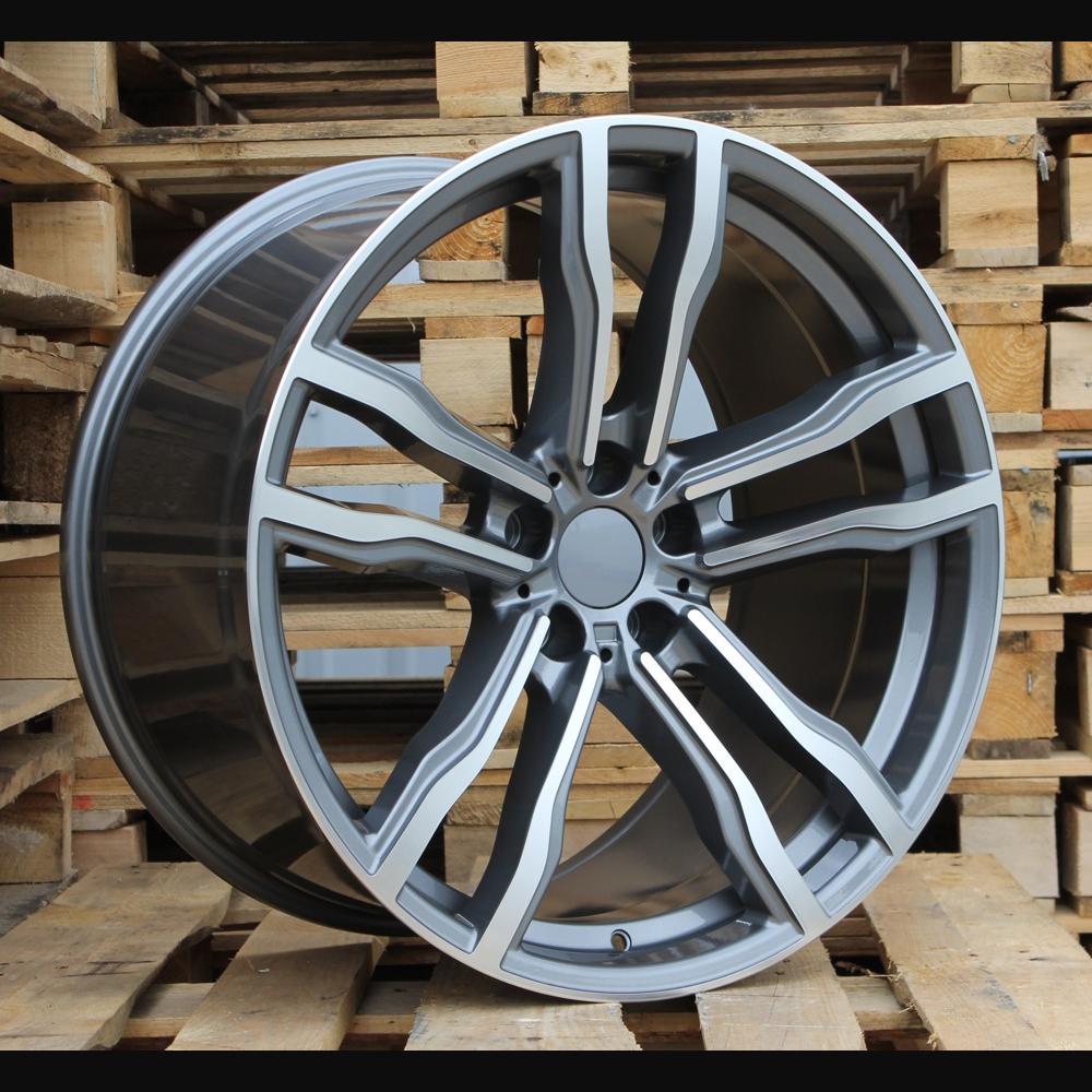 Wheel R19x8.5J  5X120  ET  30  72.6  BY588  (DLJ588)  Grey Polished+Powder Coating (MGPC)  For BMW  (K4)  ((AKC 80 Eur))