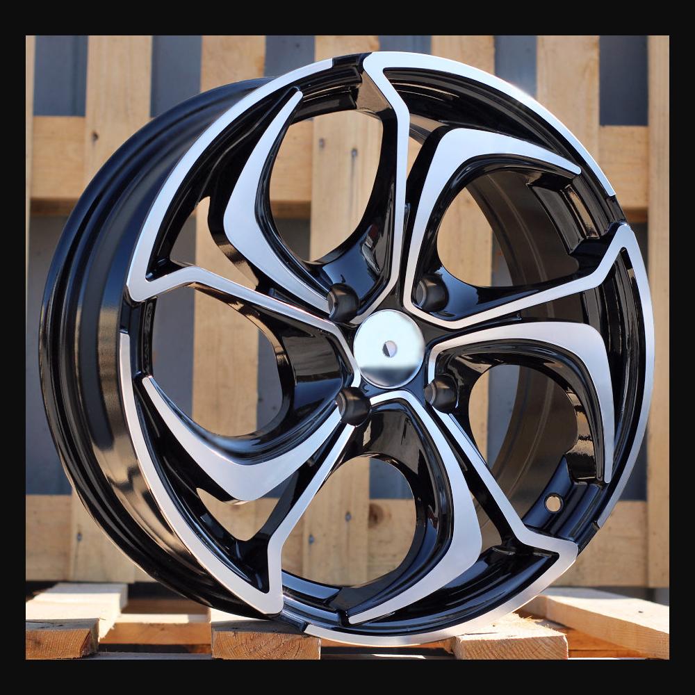 Wheel R16x6.5J  4X100  ET  40  60.1  BY980  (LU1235)  Black Polished (MB)  For RACIN  (P1)