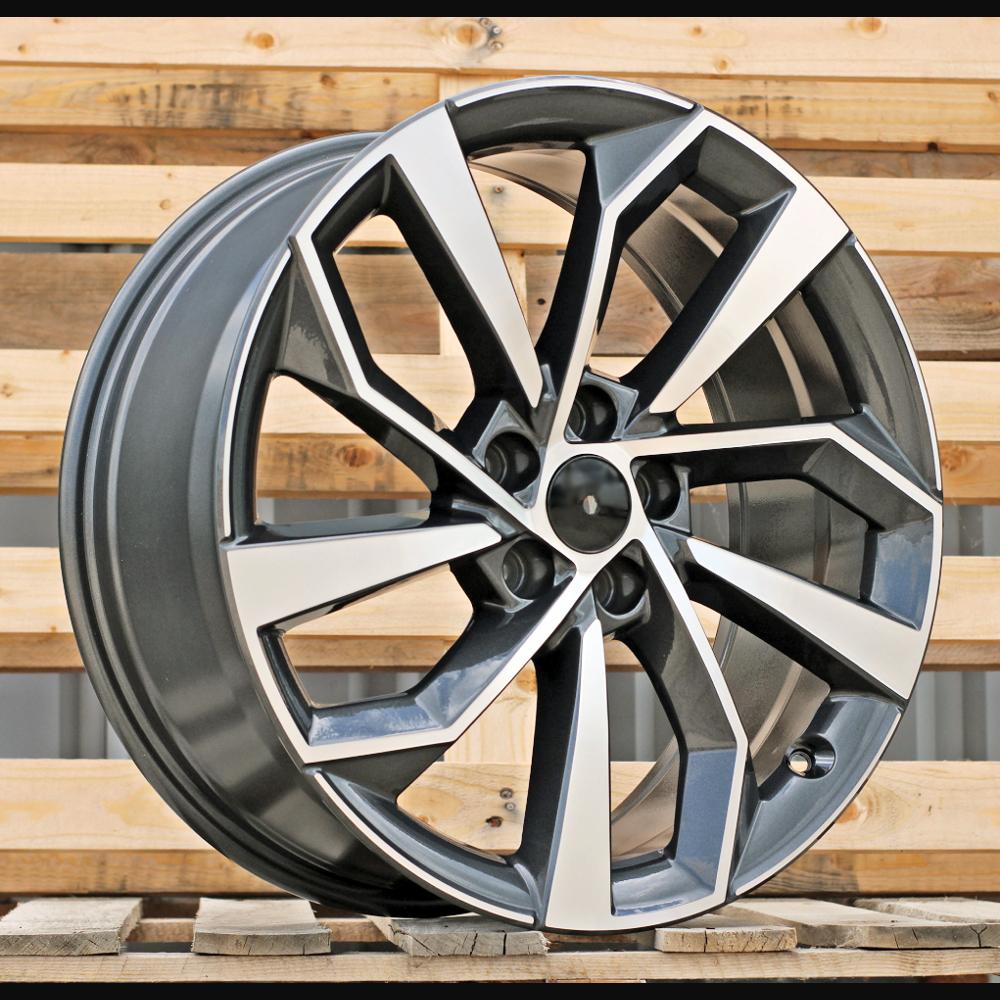Wheel R19x8J  5X112  ET  39  66.5  FBX507  Grey Polished (MG)  For AUD  (P2)  (HYBRID FORGED)