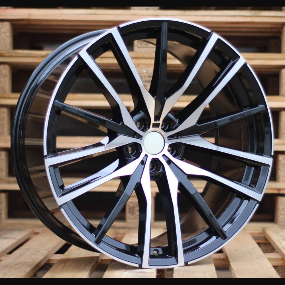 Wheel R22x11J  5X120  ET  37  74.1  H0324  (TS977/0212)  Black Polished (MB)  For BMW  (K7)  (Rear+Front)