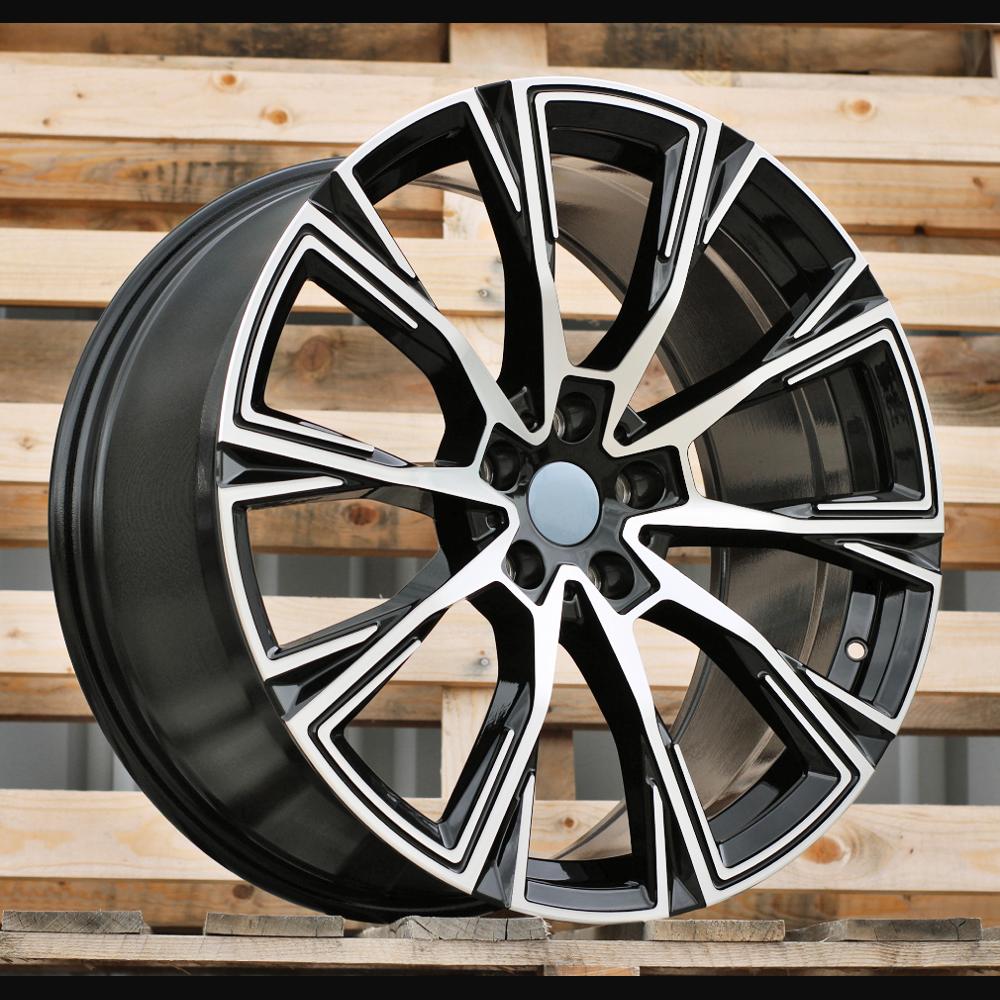 Wheel R20x8.5J  5X112  ET  25  66.5  H3122F  Black Polished (MB)  For BMW  (K8)  (HYBRID FORGED Rear+Front)