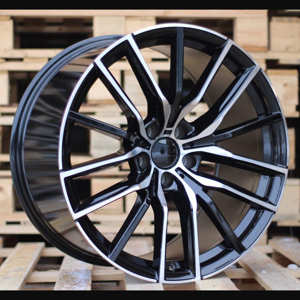 Wheel R21x10.5J  5X120  ET  40  74.1  H5032  Black Polished (MB)  For BMW  (P1)  (Rear+Front)
