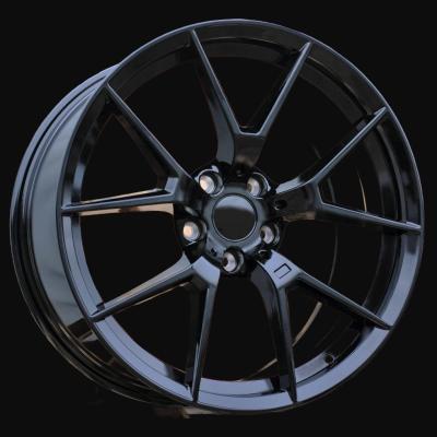 Llanta R20x9.5J  5X120  ET  40  72.6  HE761  (FBX124)  Black (BL)  For BMW  (Z6+Z7)  (HYBRID FORGED (Front+Rear))
