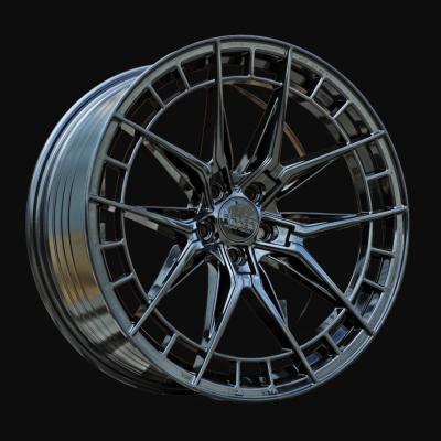 Cerchio R20x9J  5X108  ET  40  67.1  HX046F  Black (BL)  For HAXER  (Z6)  (HYBRID FORGED)