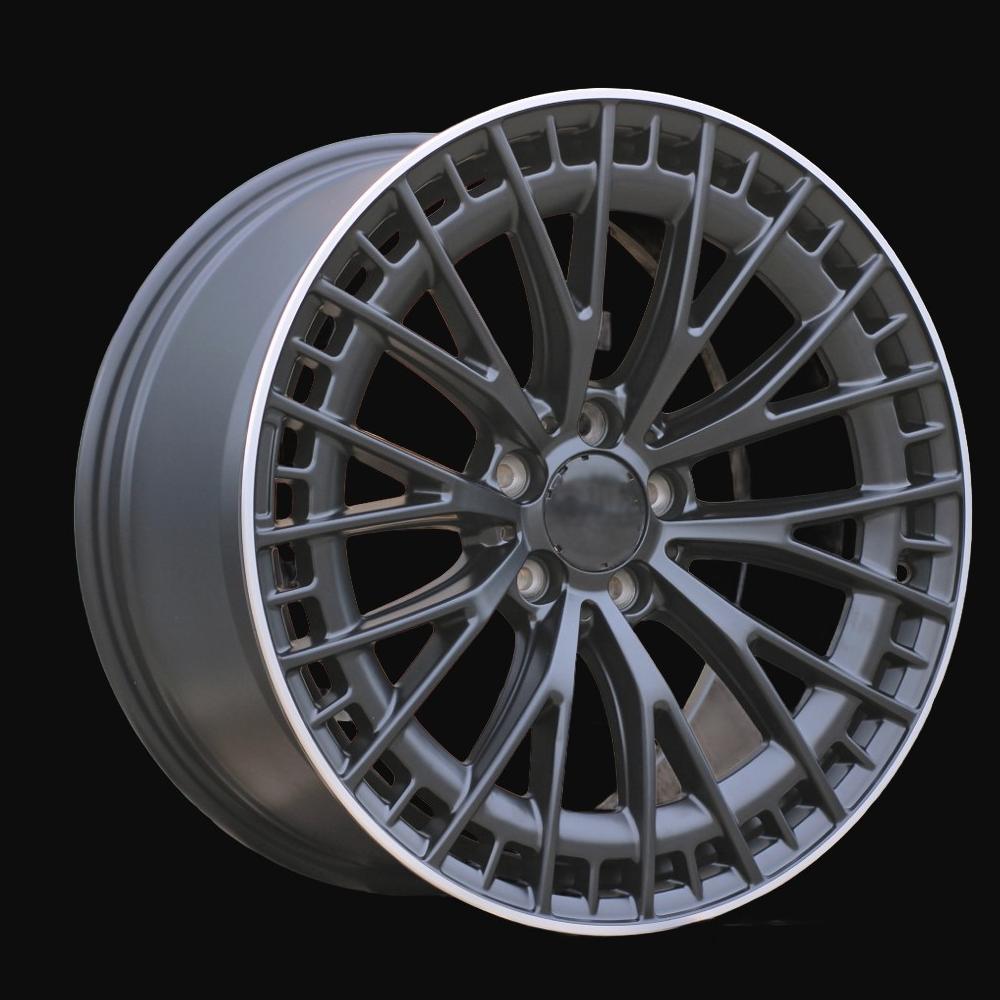 Alloy Wheel R19x9J  5X112  ET  30  66.6  3S1384  (YF0470)  Black Half Matt+Polished Lip (BLHMPL)  For MER