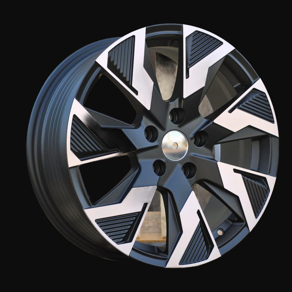 Alloy Wheel R17x7J  5X114.3  ET  45  66.1  IN3521F  Black Polished Half Matt (MBHM)  For RENAU  (Z5+M)  (HYBRID FORGED (max 1250kg))