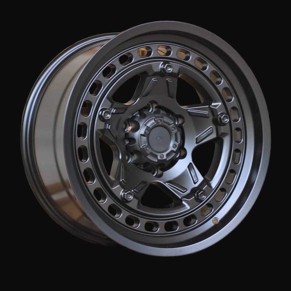 Alloy Wheel R18x9J  6X114.3  ET  0  66.1  JT186  Black Matt (BM)  For 4X4  (K3)