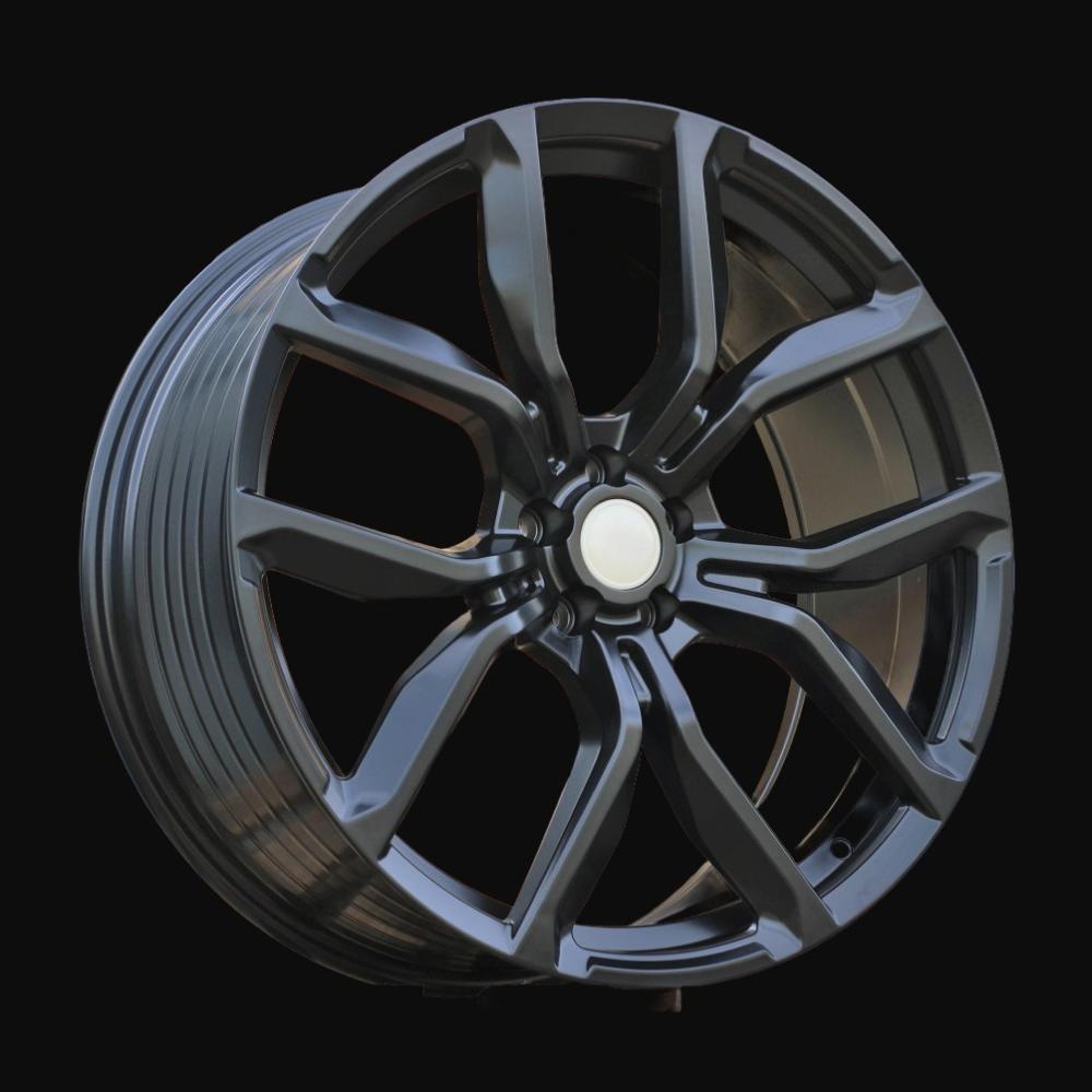 Alloy Wheel R22x9.5J  5X108  ET  42  63.4  XE328  (FBX206)  Black Half Matt (BLHM)  For LAND  (P2+Z6)  (HYBRID FORGED)