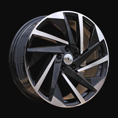 Alloy Wheel R19x8J  5X112  ET  40  57.1  FBX170  Black Polished (MB)  For VW  (P1)  (HYBRID FORGED)