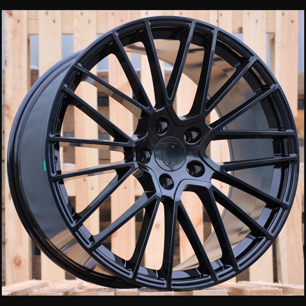 Alloy Wheel R22x11.5J  5X130  ET  61  71.6  FE179  Black (BL)  For PORCH  (Z5)  (Only Rear+Front)