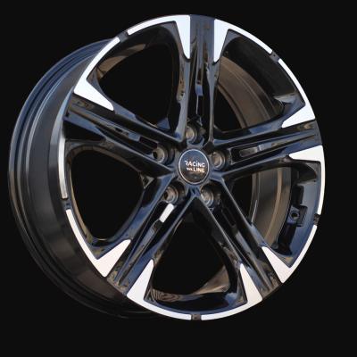 Alloy Wheel R18x7.5J  5X114.3  ET  50.5  67.1  H3482F  Black Polished (MB)  For KIA  (Z7)  (HYBRID FORGED)