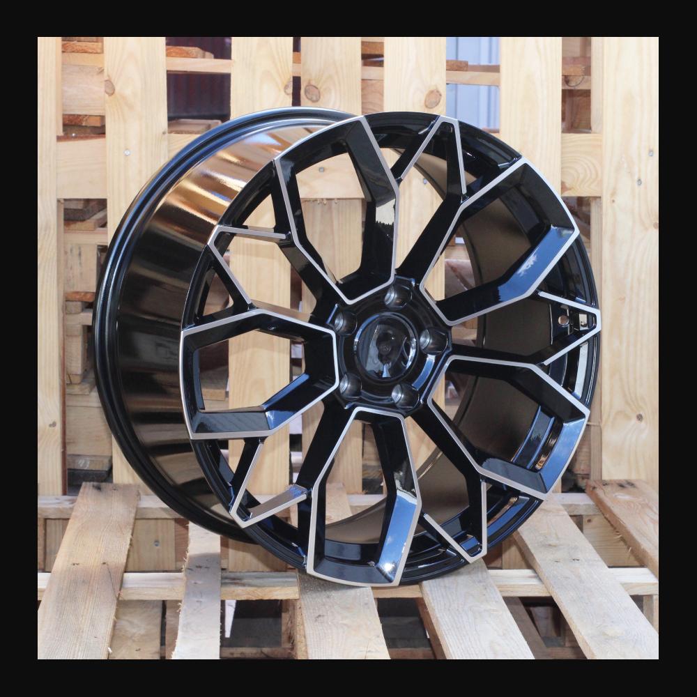 Alloy Wheel R21x10J  5X130  ET  50  71.6  H5083  Black Polished (MB)  For PORCH  (P1)