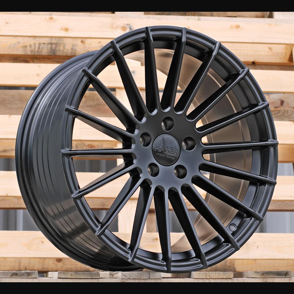 Alloy Wheel R19x9.5J  5X112  ET  40  66.6  HX010F  (YF0124)  Black Half Matt (BLHM)  For HAXER  (K7)  (HYBRID FORGED Rear+Front)