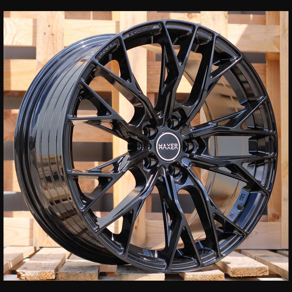 Alloy Wheel R18x8J  5X112  ET  45  66.5  HX042  (IN0387)  Black (BL)  For HAXER  (P2)