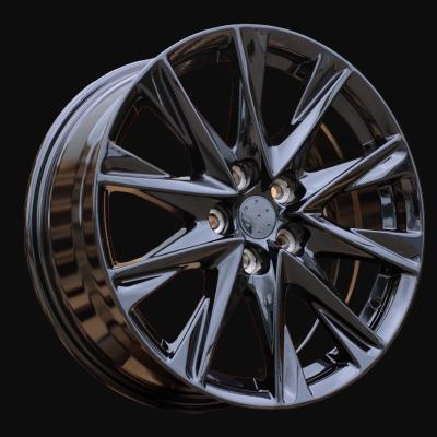 Alloy Wheel R19x7.5J  5X114.3  ET  45  67.1  I1102  (L2058)  Black (BL)  For MAZDA  (R+P1)