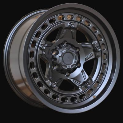 Alloy Wheel R16x8.5J  6X139.7  ET  0  110.1  JT186  Black Matt (BM)  For 4X4  (M)