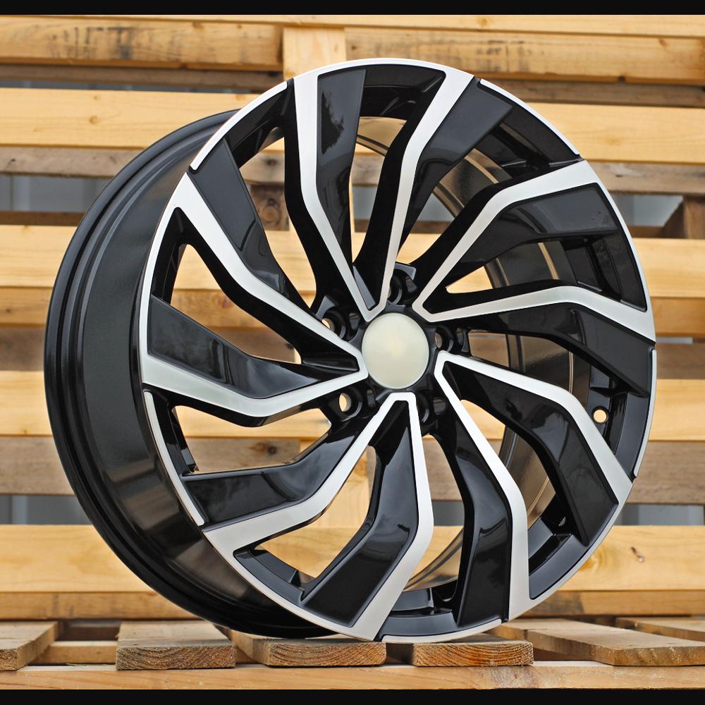 Alloy Wheel R18x8J  5X112  ET  45  57.1  B5780  Black Polished (MB)  For VW  (Z7)