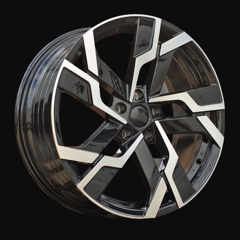 Alloy Wheel R19x8J  5X112  ET  41  57.1  YF5696  Black Polished (MB)  For SKODA  (S)  (HYBRID FORGED)