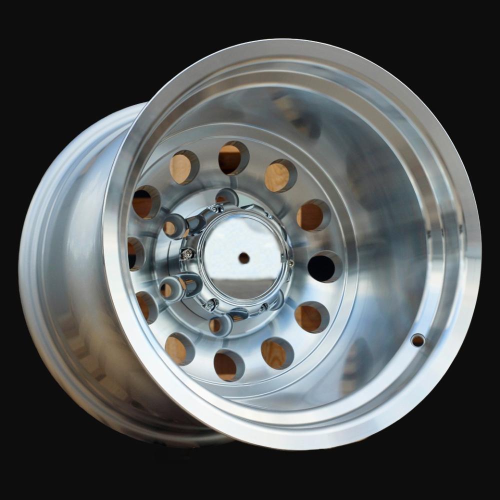 Alloy Wheel R15x12J  6X139.7  ET  M72  110.1  B1495  Machined Silver (MS)  For 4X4  (Z2)