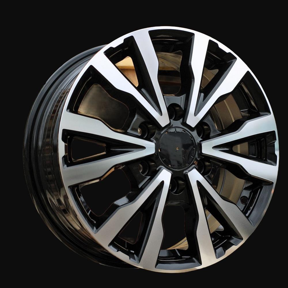 Alloy Wheel R16x6.5J  6X125  ET  55  74.1  B3025  Black Polished (MB)  For IVECO  (Z2)  (HYBRID FORGED(max 1400kg))