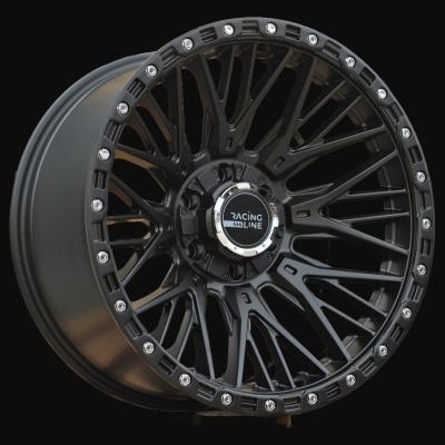 Alloy Wheel R20x10J  6X139.7  ET  M18  106.1  A1431  Black Half Matt (BLHM)  For 4X4  (P)