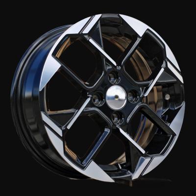Alloy Wheel R15x6J  4X100  ET  51  54.1  Y1184  Black Polished (MB)  For KIA  (R)