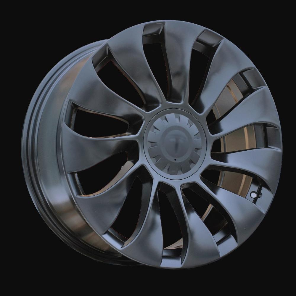 Alloy Wheel R18x8.5J  5X114.3  ET  38  64.1  YS214  (H3117F)  Black Half Matt (BLHM)  For TESLA  (Z3)  (HYBRID FORGED (Model 3))