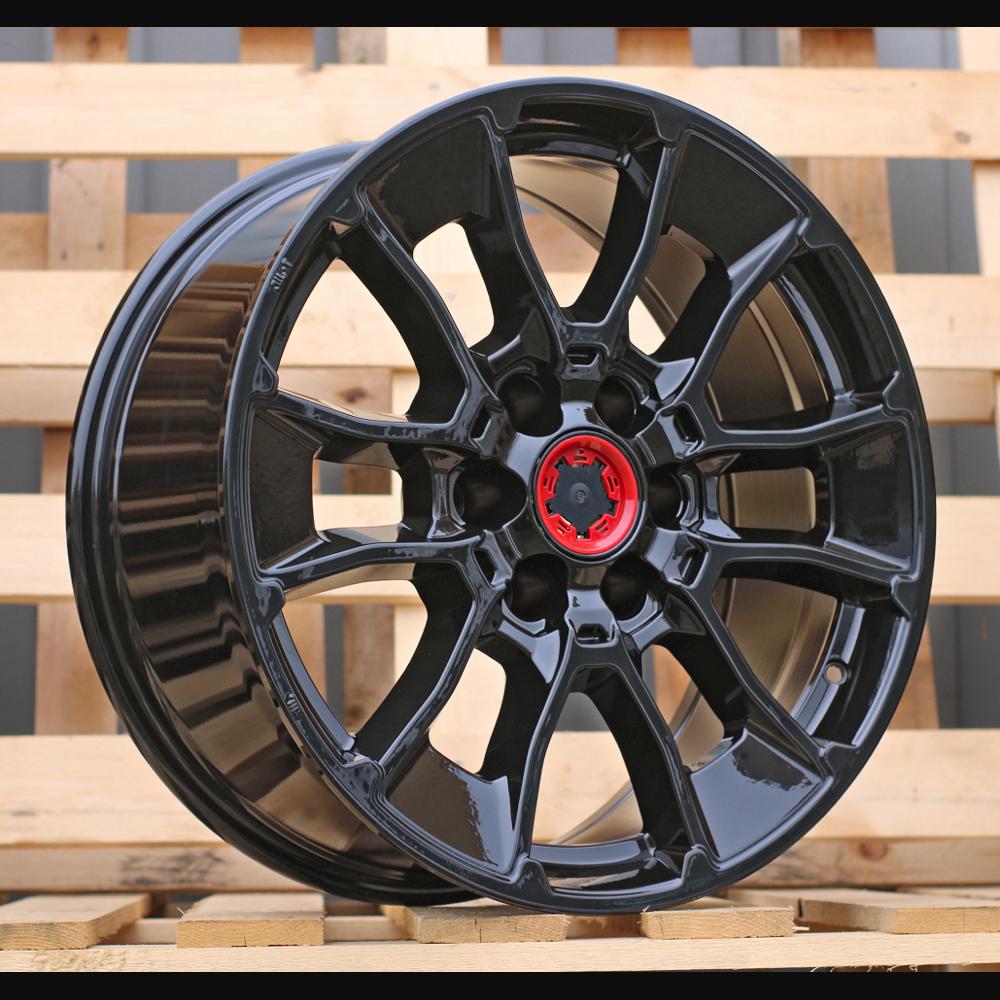 Alloy Wheel R20x8.5J  6X139.7  ET  55  95.1  F1880  Gloss Black (GB)  For 4X4  (K3)  (HYBRID FORGED)