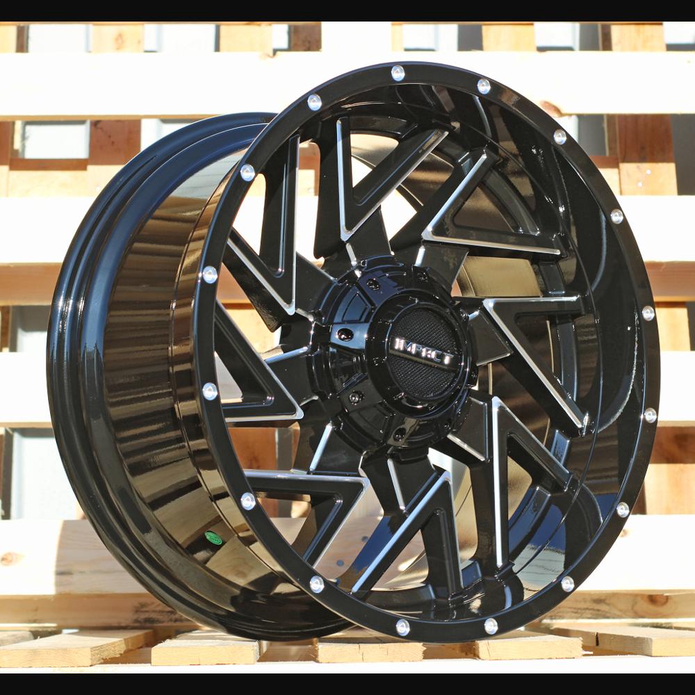 Alloy Wheel R20x10J  12X135/139  ET  M12  106.1  B1508  Black (BL)  For 4X4  (K3)  (Milling)
