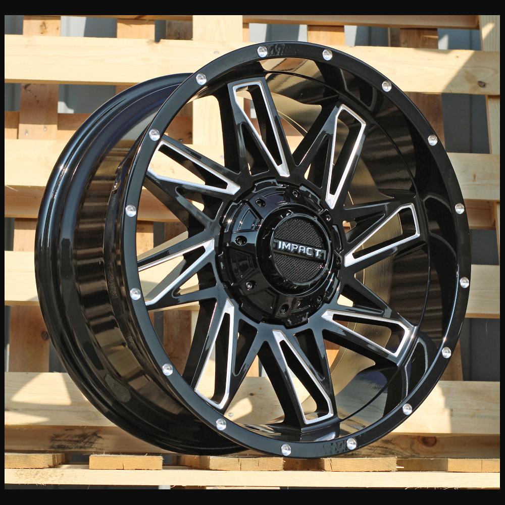 Alloy Wheel R20x12J  12X135/139  ET  M44  106.1  B1544  Black (BL)  For 4X4  (K3)  (Milling)
