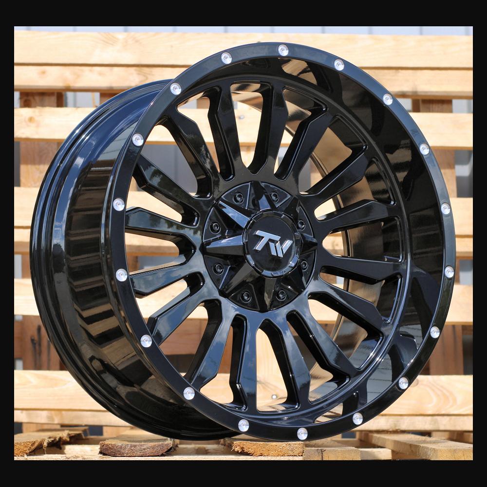 Alloy Wheel R20x10J  12X135/139  ET  M12  106.1  B1728  Black (BL)  For 4X4  (K3)  (Milling)